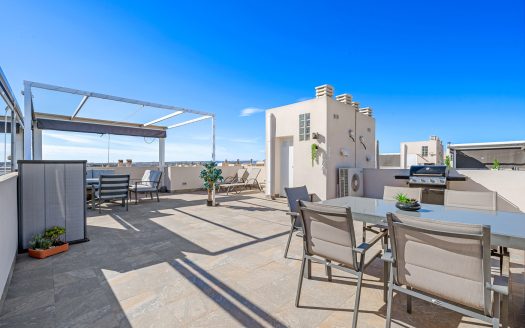 Elegant 2 sovrumslägenhet med stor takterrass i Aguas Nuevas.